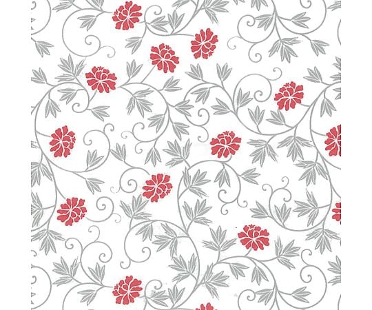 包装紙　半才並口　なごり花　赤　100枚