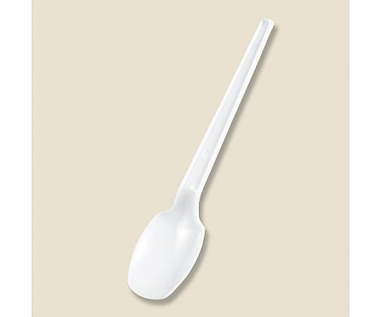 特大スプーン　16.2cm　白　バラ（個包装なし）　500本入