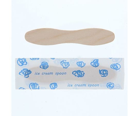 木製アイススプーン　7.6cm　小袋入　120本入