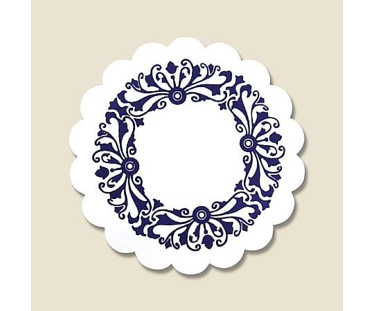 和風コースター　85　丸　0.6mm　花紺　200枚