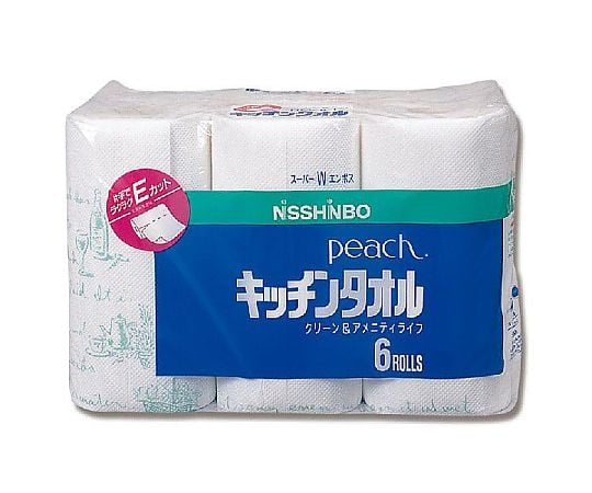 ピーチキッチンタオル　50枚×6ロール入