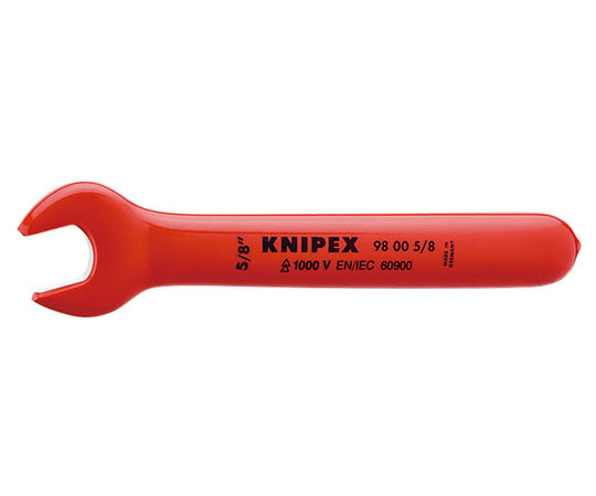 絶縁片口スパナ 1000V KNIPEX 【AXEL】 アズワン