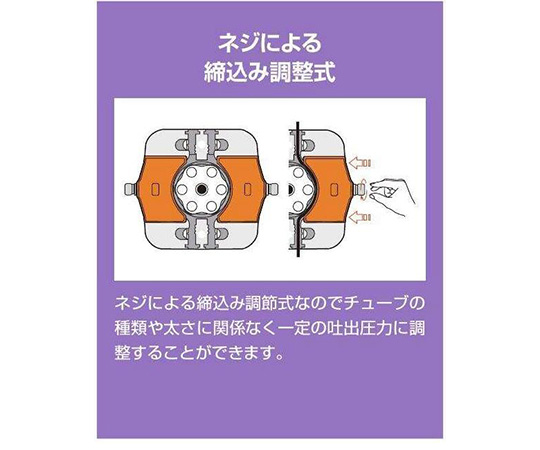 定量送液ポンプ　ペリスタルティックチューブポンプ