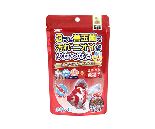 金魚の主食　納豆菌色揚げ　中粒　90g