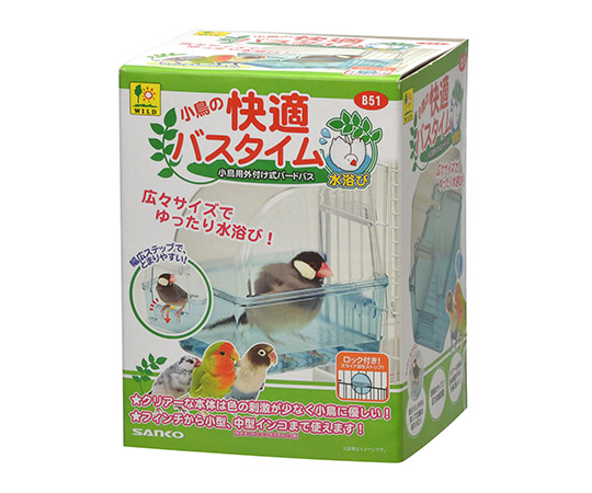 小鳥の快適バスタイム