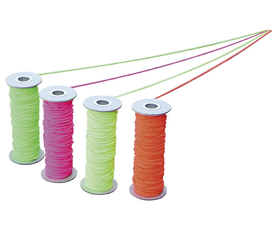 のびた（蛍光色カラーゴム糸）　赤