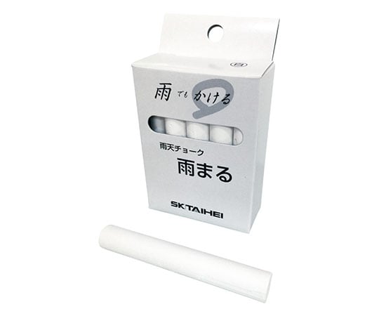 雨天用チョーク（木製黒板・スチール黒板用）　白　10本入