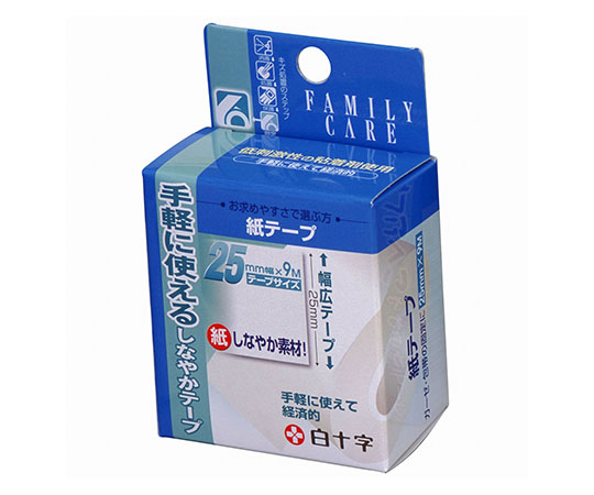 FC(ファミリーケア) 紙テープ 25mm×9m 1個入×10箱 46297
