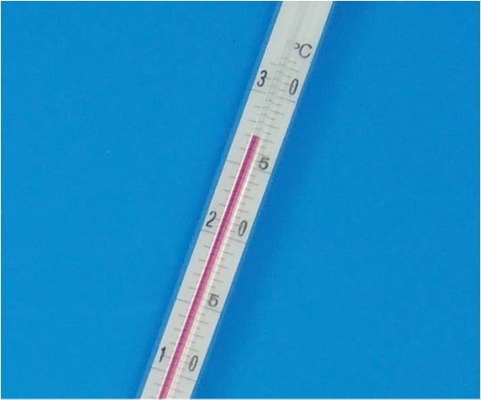 63-1457-36 極低温用標準温度計 赤液 -100～30℃ 検査成績書付 1-01-100