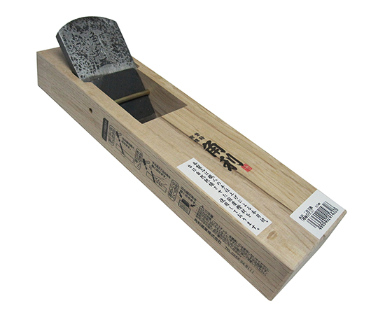 二枚刃鉋　模様白仕上　50mm