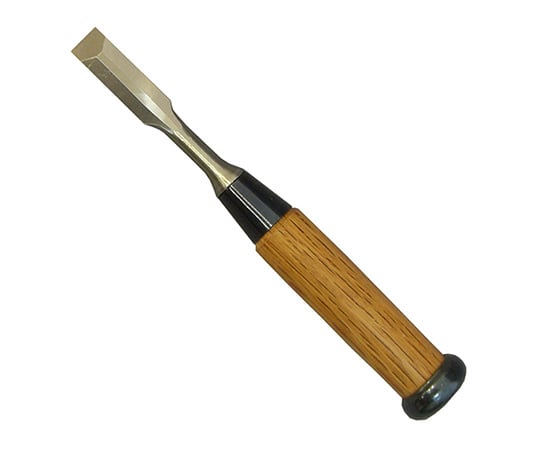 木彫細工のみ　赤樫柄　平　12mm