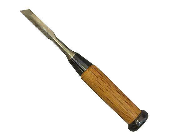 木彫細工のみ　赤樫柄　キワ　9mm