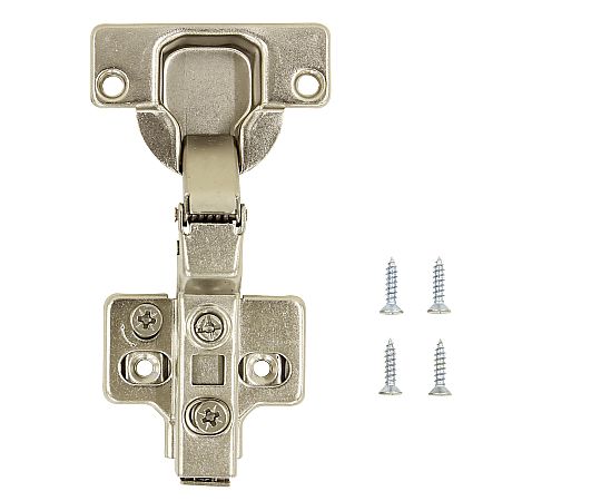 スライド丁番　キャッチ付き　半かぶせ　カップの径40mm