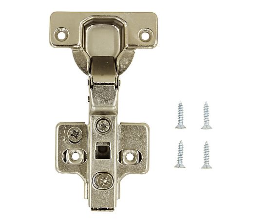 スライド丁番　キャッチ付き　半かぶせ　カップの径35mm