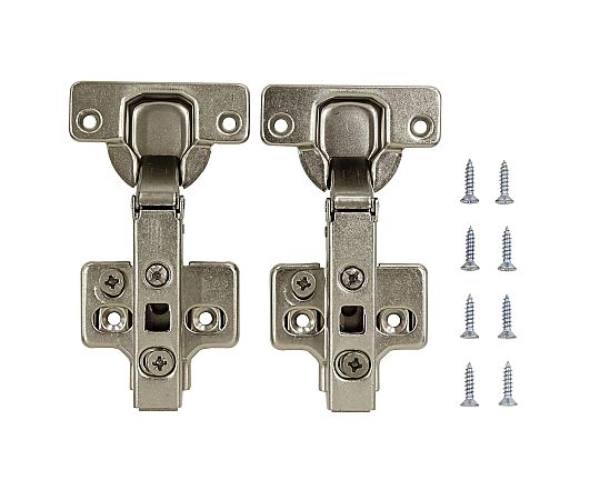 スライド丁番　キャッチ付き　全かぶせ　カップの径35mm　2個入