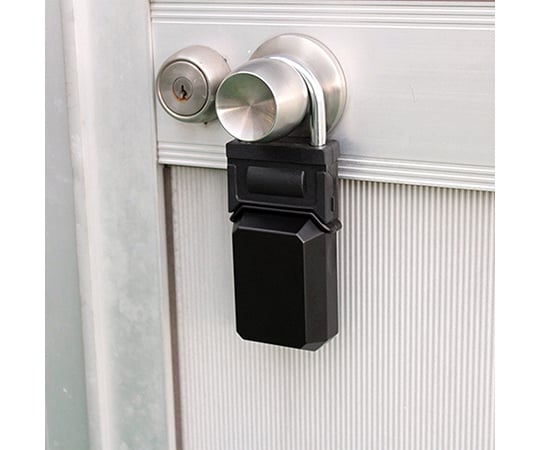 63-1487-80 携帯式保安ボックス錠 スペアキーボックス Lサイズ