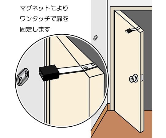 63 14 13 上框マグネット戸当り Bh 801 Axel アズワン 63 14 13 上框マグネット戸当り Bh 801 Axel アズワン