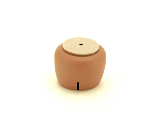 ワイドフェルトキャップ　丸脚用　32-45mm　薄茶　4個入　GK-703