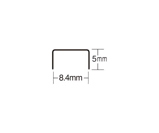 63-1565-47 ホッチキス針 1000本 20個 MS91187 NO.10-1M