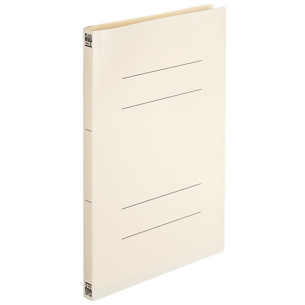 PPフラットファイル　A4S　アイボリー　1冊