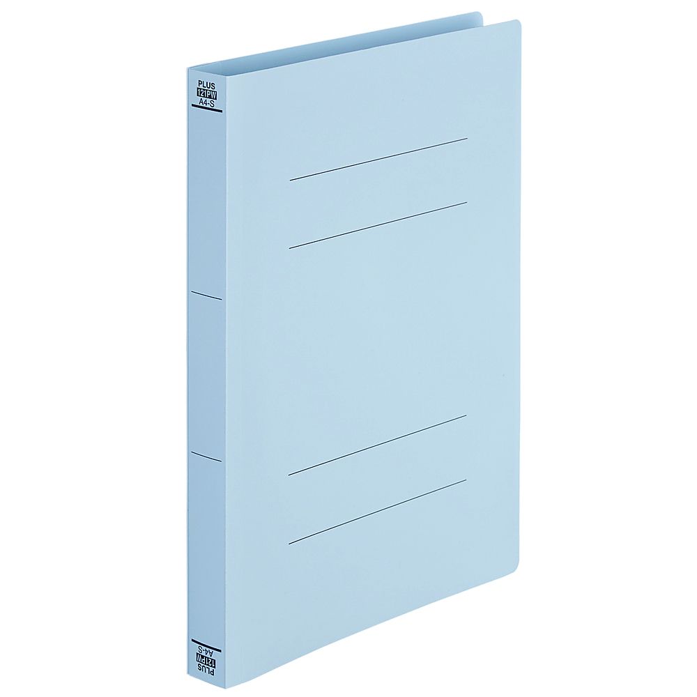 PPフラットファイル　A4S　厚綴　ロイヤルブルー　1冊