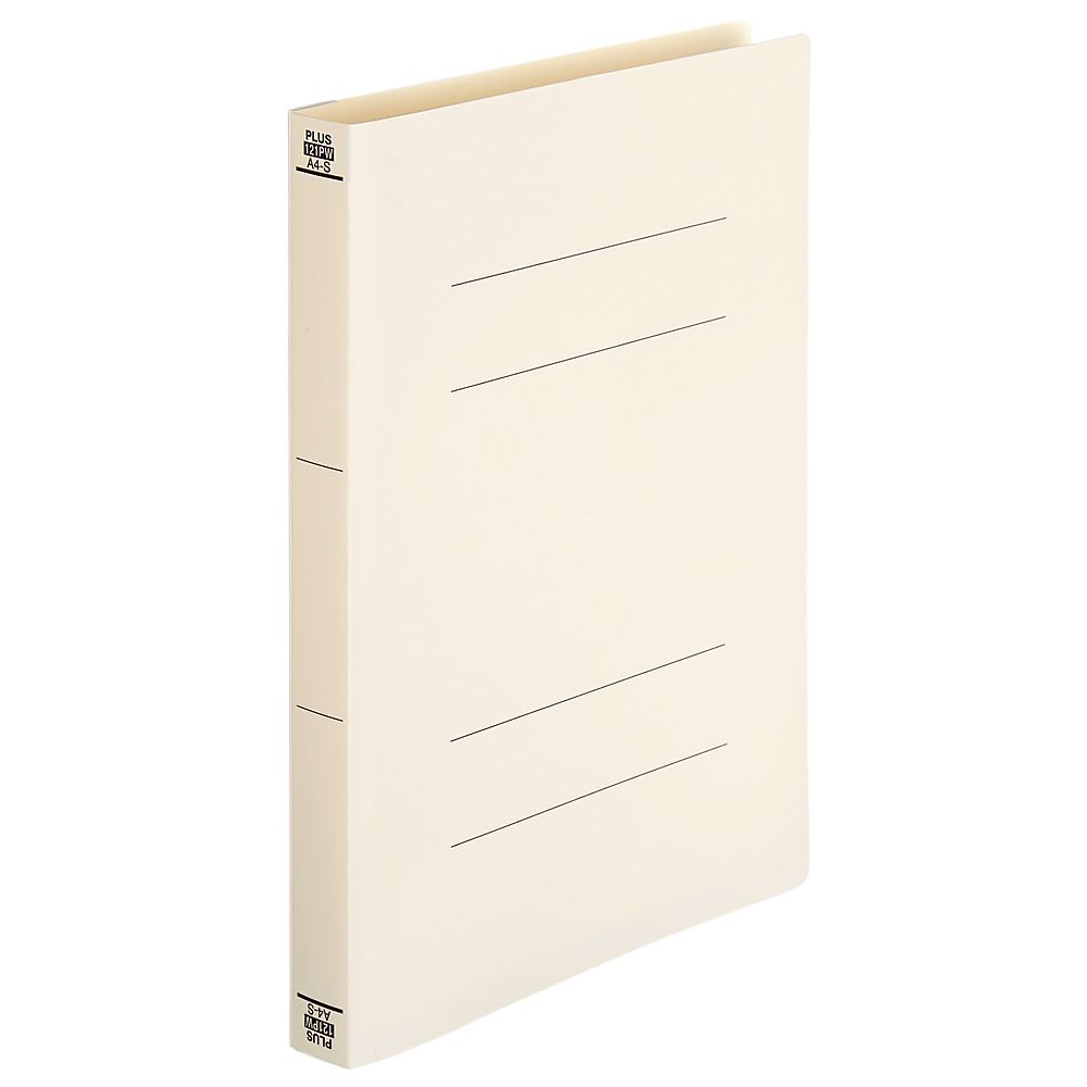 PPフラットファイル　A4S　厚綴　アイボリー　1冊