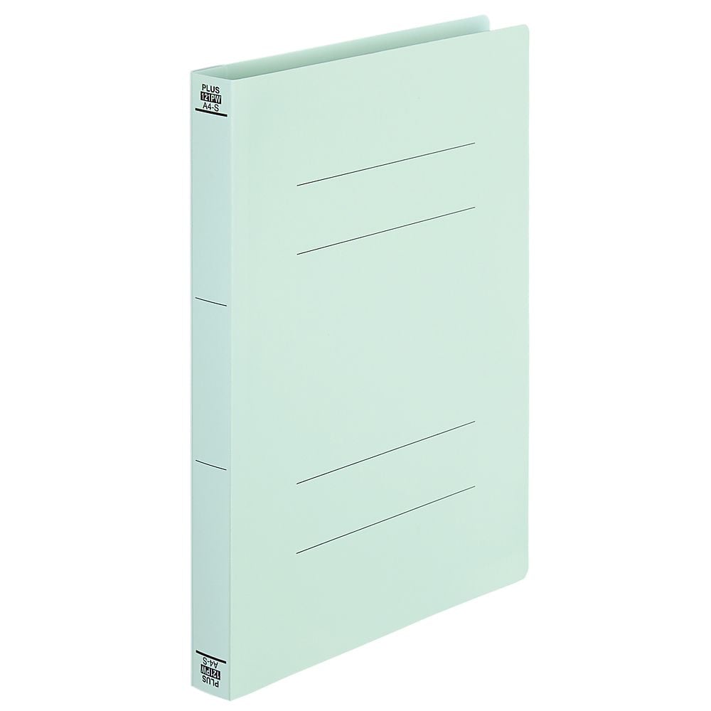 PPフラットファイル　A4S　厚綴　ブルー　1冊