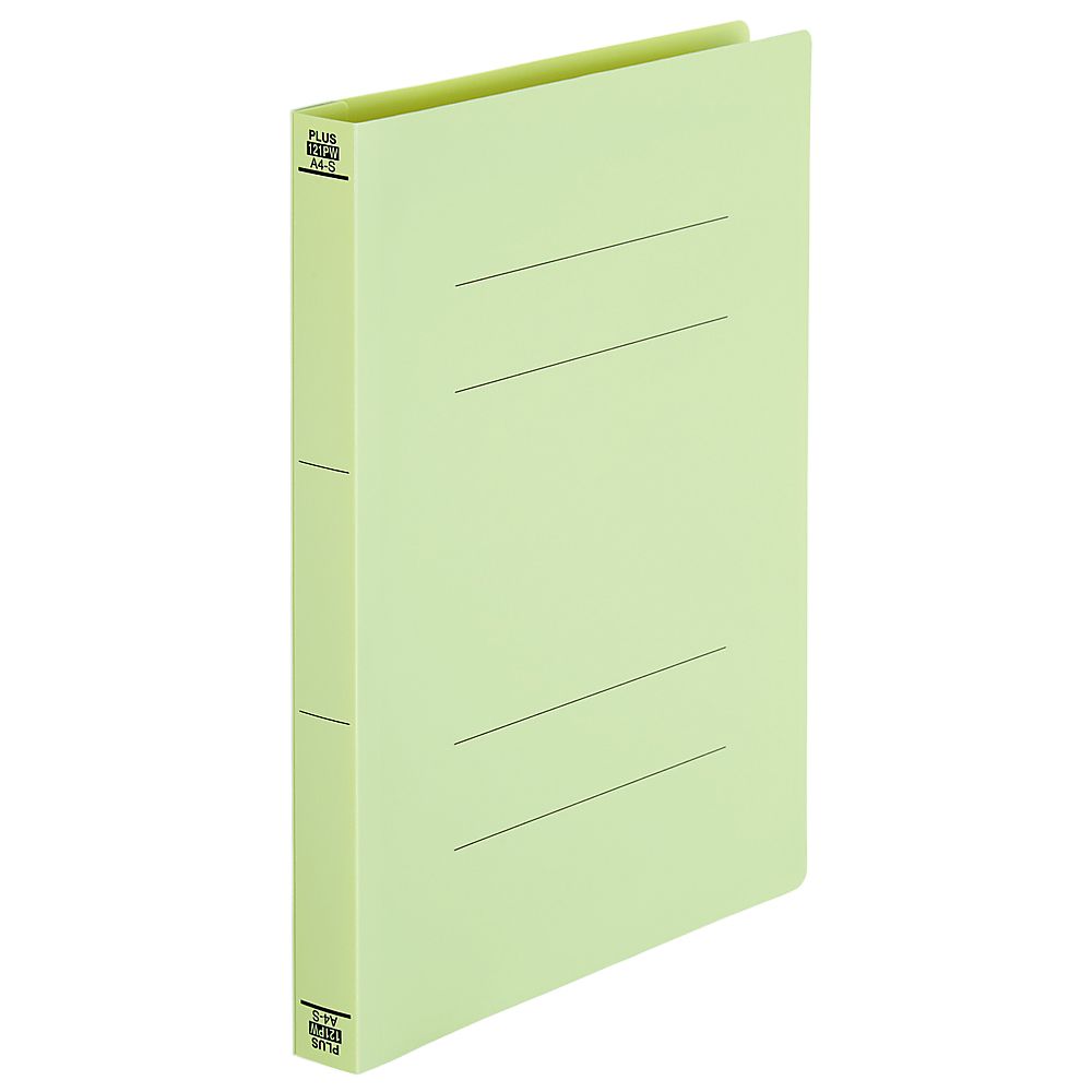 PPフラットファイル　A4S　厚綴　グリーン　1冊
