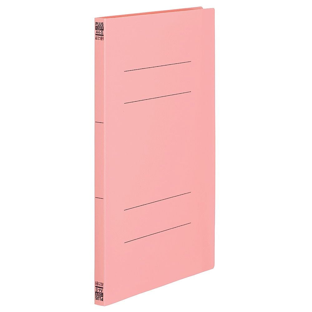 PPフラットファイル　A3　2折　ピンク　1冊