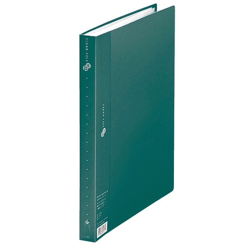 クリアーファイル　40P　A4S　グリーン