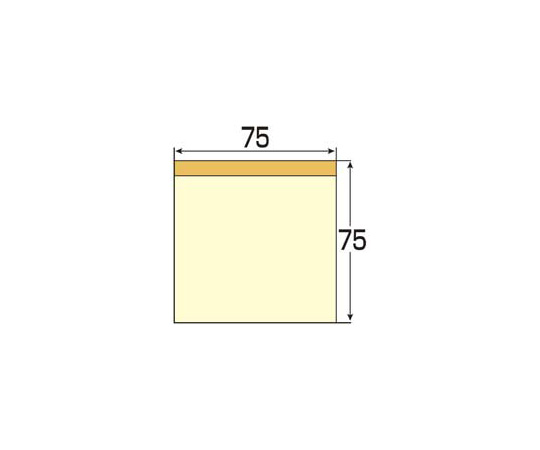 63-1624-34 ふせん 75×75mm 混色 100枚×20冊 P512J-M-20 【AXEL】 アズワン