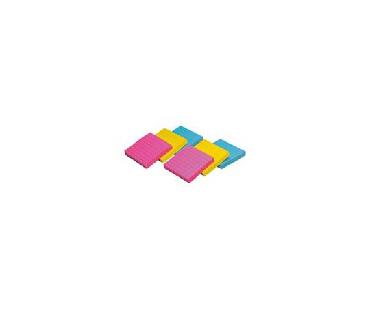 Post-it ノートケイセン入 混色 1パック（100枚×6パッド入）　630-6AN