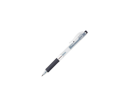 63-1637-53 ボールペン（ノック式） 黒 100本 H012J-BK100P 【AXEL