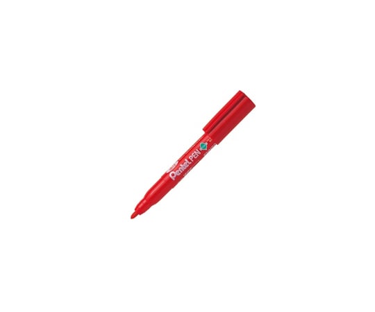 ぺんてるペン 中字 丸芯 赤 ENN50-B