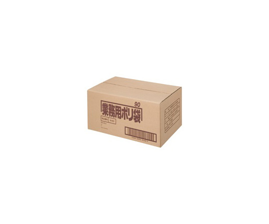 63-1659-65 ポリゴミ袋 透明 90L 10枚×30組 N-93-30 【AXEL】 アズワン