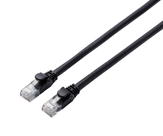 カテゴリー6A対応LANケーブル Φ6.5mm 10.0m ブラック LD-GPA/BK10