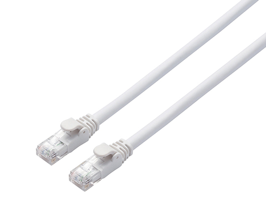 カテゴリー6A対応LANケーブル Φ6.5mm 1.0m ホワイト LD-GPA/WH1