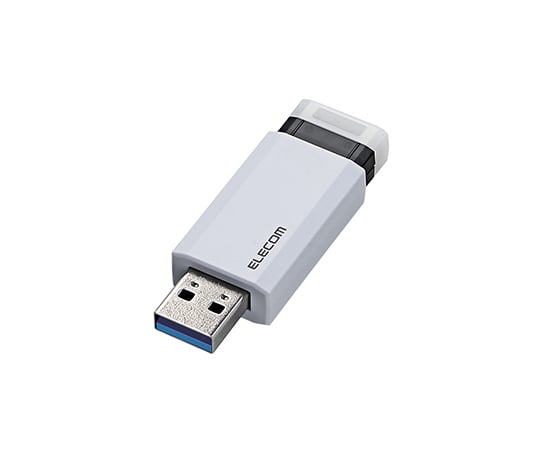 USB3.1（Gen1）対応　ノック式USBメモリ　32GB　ホワイト