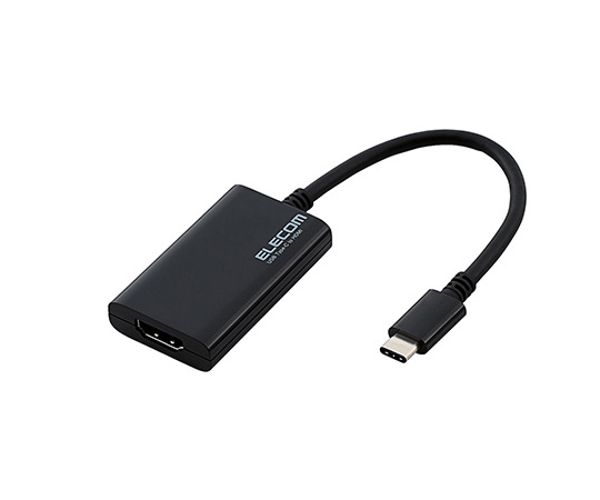 取扱を終了した商品です］USB Type-C映像変換アダプタ（HDMI） ブラック MPA-CHDMIBK 63-1837-66 【AXEL】 アズワン