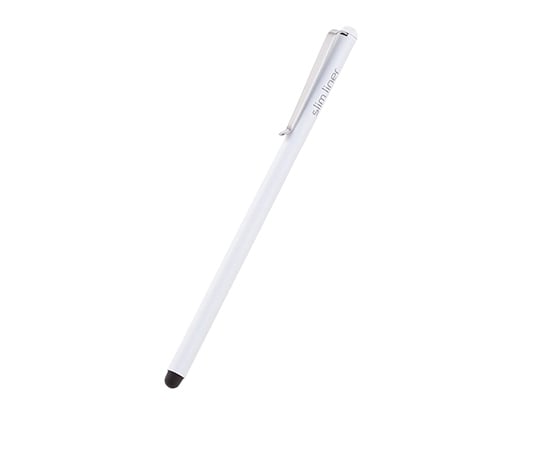 スマートフォン用スリムタッチペン ホワイト P-TPSLIMWH