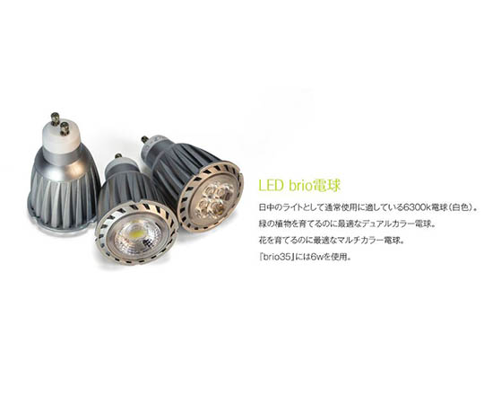brio35専用LEDバルブ (植物用デュアルカラー) ベム 329028