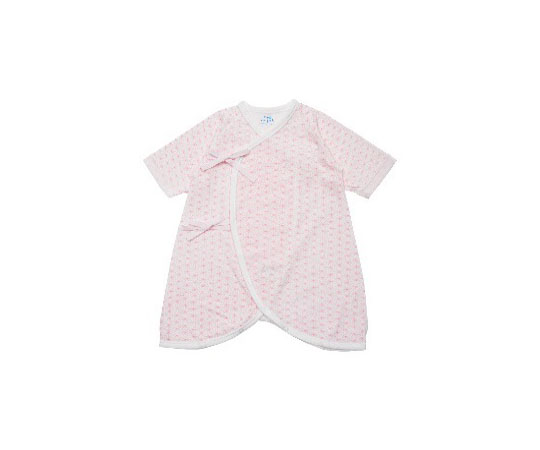 プリントコンビ肌着　麻柄　ピンク