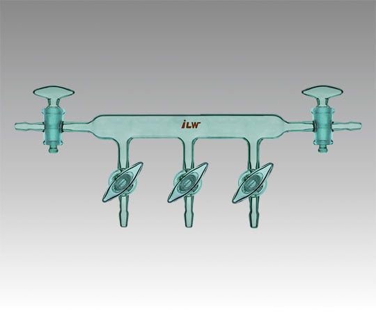 ガス置換用マニフォールド ガラスコック VM3