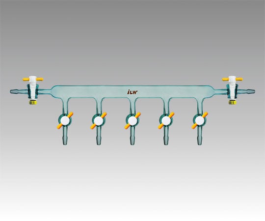 ガス置換用マニフォールド PTFEコック TFVM5