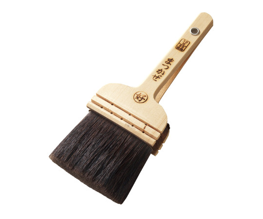 黒毛　平刷毛　まつかぜ　75mm