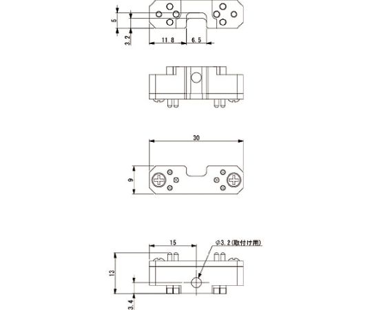 63-1975-68 OX-005用コネクター（ツール側） OXR-PS06-I 【AXEL】 アズワン