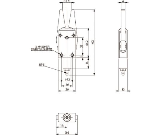 63-1977-38 ランナーチャックEM（センサー無） CHK-EM1-12 【AXEL