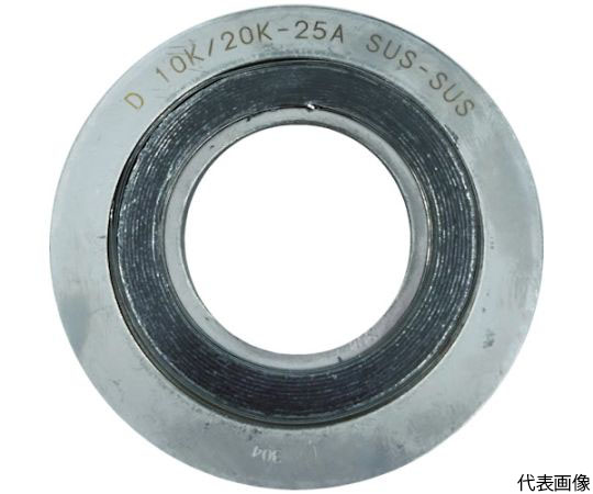 グラファイト系渦巻き型ガスケット内外輪SUS　呼び径（A）：100