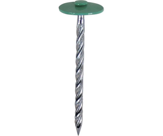 カラー傘釘 20本入 ♯13X41 ライトグリーン