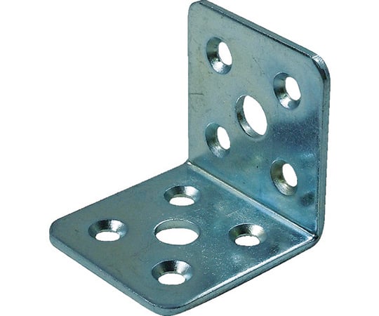 マルチ金物 L型 ユニクロメッキ 2.3×40×42×42